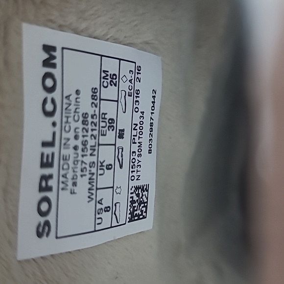 SOREL Winter Fancy Lace II Waterproof Boots Size Various - Picture 8 of 12